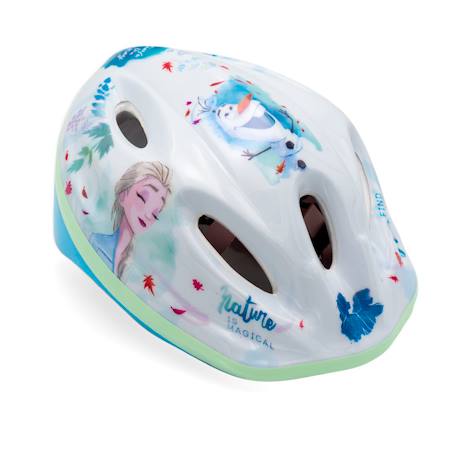 Casque de vélo la Reine des Neiges 2 Blanc/bleu 3 - vertbaudet enfant 