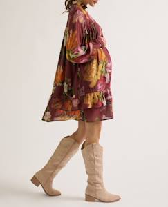 Vêtements de grossesse-Robe de grossesse et allaitement elisabeth