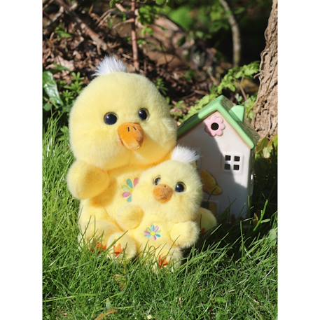Peluche - peluche poussin sunny jaune mimosa – cutydoos spring – 23 cm Jaune 5 - vertbaudet enfant 