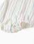 Body-chemise en coton à rayures ethniques b&s Blanc 4 - vertbaudet enfant 