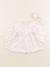 Robe - 12 mois Blanc, multicolore 1 - vertbaudet enfant 