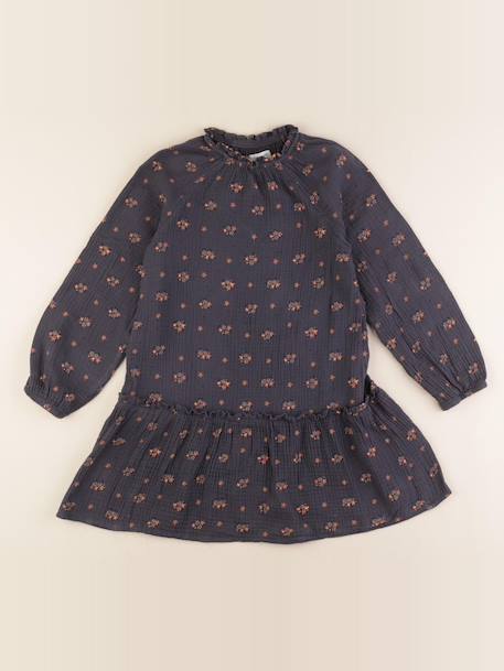 Robe - 8 ans Gris 1 - vertbaudet enfant 