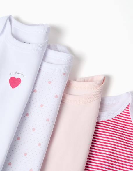 4 bodies sans manches à imprimés Multicolore 4 - vertbaudet enfant 