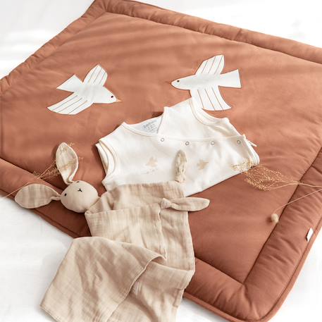 Gigoteuse sans manches été  - tog 0.5 jersey Art deco+Dots ecru+Flamingo+Heidi carmin+Heidi ocre+Heidi opalin+Mario turquoise+Mini lunar+Mini pudding+Mini stone+Mix grey+Piuma ecru+Stars ecru+Wouff noisette+Wouff spinach 69 - vertbaudet enfant 