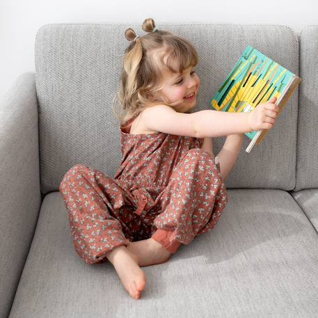 Gigoteuse jambes séparables été  - tog 0.5 jersey Heidi carmin+Heidi ocre+Heidi opalin 5 - vertbaudet enfant 