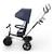 Tricycle évolutif 6-en-1 ASTON 2 PLUS avec siège pivotant 360°, dossier inclinable et poignée parentale Bleu+Gris+Rose+Vert 6 - vertbaudet enfant 