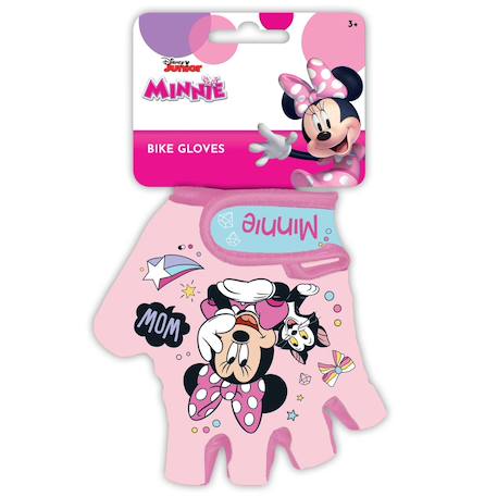 Gants mitaine de vélo Minnie Rose 1 - vertbaudet enfant 