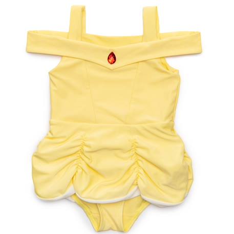 Maillot de bain 1 pièce princesse uv upf 50+ Jaune 2 - vertbaudet enfant 