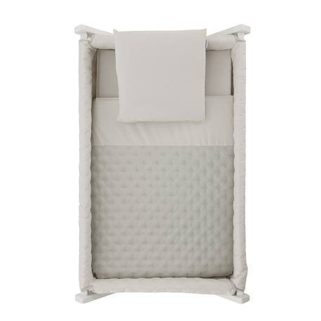 Berceau à pieds croisés en bois de hêtre avec roulettes et matelas Beige / Blanc / Camel+Beige / Blanc / Gris+Beige / Blanc / Rose+Beige / Rose+Beige / Vert / Blanc à motifs+Blanc / Beige+Blanc / Gris+Blanc / Rose+Blanc / Rose à motifs+Vert / Blanc+Vert / Blanc à motifs 34 - vertbaudet enfant 