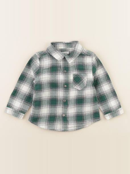 Chemise - 12 mois Vert 1 - vertbaudet enfant 