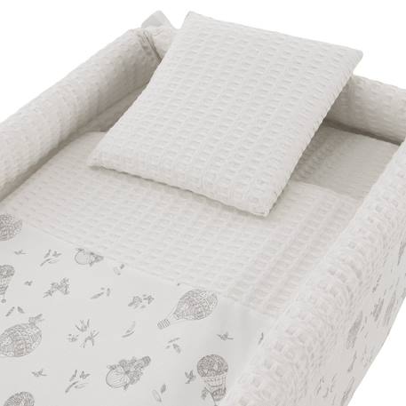 Berceau à pieds croisés en bois de hêtre avec roulettes et matelas Beige / Blanc / Camel+Beige / Blanc / Gris+Beige / Blanc / Rose+Beige / Rose+Beige / Vert / Blanc à motifs+Blanc / Beige+Blanc / Gris+Blanc / Rose+Blanc / Rose à motifs+Vert / Blanc+Vert / Blanc à motifs 22 - vertbaudet enfant 