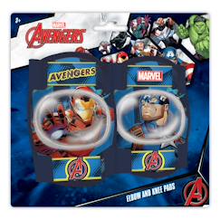 Jouet-Jeux de plein air-Protections genoux et coudes Avengers