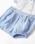 Chemise à manches courtes + short en coton Bleu clair 4 - vertbaudet enfant 