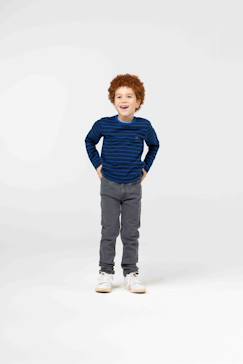 Garçon-T-shirt, polo, sous-pull-T-shirt-Mariniere manches longues 100% coton garçon