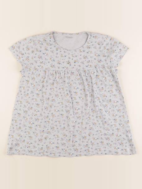 Tee-shirt - 12 ans Bleu, gris 1 - vertbaudet enfant 