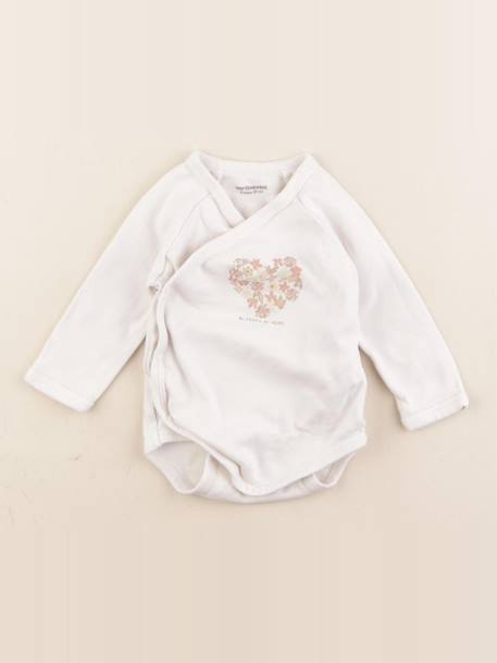 Body - 6 mois Blanc 1 - vertbaudet enfant 