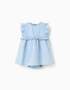 Bébé-Robe, jupe-Robe en jean en coton avec volants