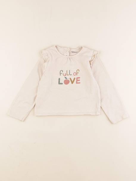 Tee-shirt - 36 mois Beige 1 - vertbaudet enfant 