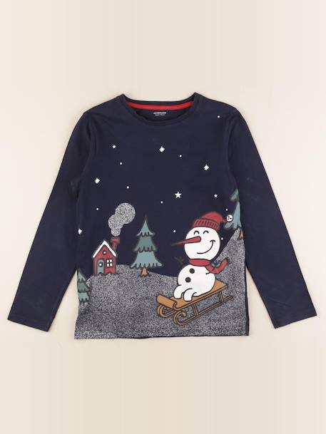 Tee-shirt - 12 ans Bleu 1 - vertbaudet enfant 