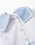 Blouse sans manches + bloomer en coton Bleu clair 3 - vertbaudet enfant 