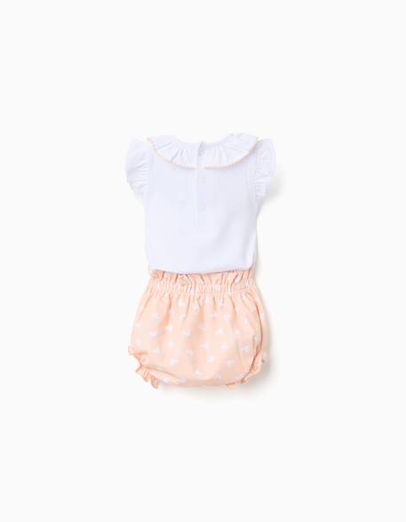 Body + bloomer avec imprimé minnie Blanc 2 - vertbaudet enfant 