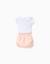 Body + bloomer avec imprimé minnie Blanc 2 - vertbaudet enfant 