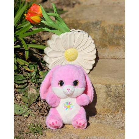 Peluche - peluche lapin chipy rose dragée – cutydoos spring – 23 cm Rose 3 - vertbaudet enfant 