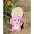 Peluche - peluche lapin chipy rose dragée – cutydoos spring – 23 cm Rose 3 - vertbaudet enfant 