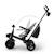 Tricycle Kinderkraft AVEO 2 PLUS Évolutif 6 Configurations avec Siège 360° CLICK&TWIST, Position Allongée et Pliage Rapide Beige+Gris+Rose+Vert 9 - vertbaudet enfant 