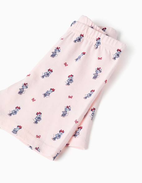Pyjama à manches courtes en coton avec minnie Blanc 4 - vertbaudet enfant 