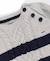 Pull 100% coton bébé garçon Fond gris chine raye indigo 3 - vertbaudet enfant 