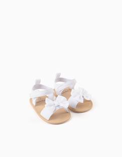 Chaussures-Sandales à bout ouvert et nœud décoratif
