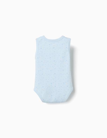 4 bodies en coton sans manches Multicolore 2 - vertbaudet enfant 