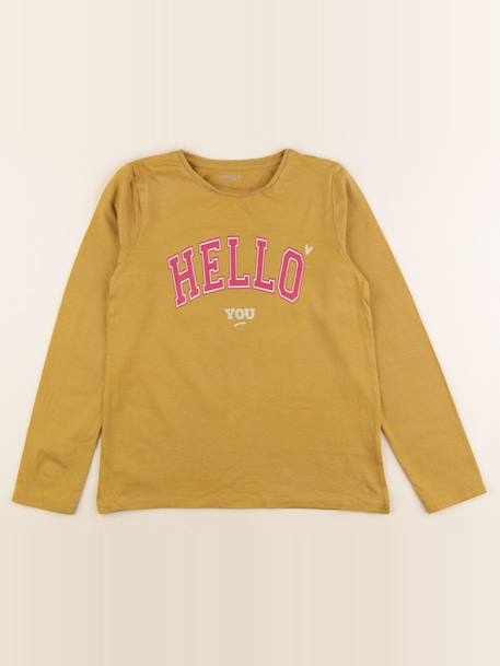 Tee-shirt - 10 ans Jaune 1 - vertbaudet enfant 