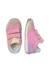 Sneakers en cuir et tissu crumi vl. Gris-orange+Rose-beige 9 - vertbaudet enfant 