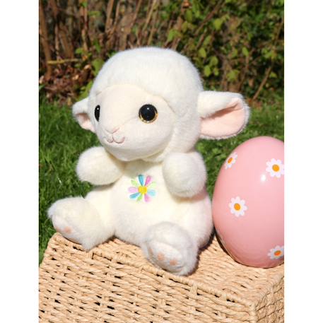 Peluche - peluche agneau lamy crème – cutydoos spring – 23 cm Beige 2 - vertbaudet enfant 