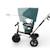 Tricycle Kinderkraft ASTON 2 PLUS Évolutif 6-en-1 avec Siège 360° CLICK & TWIST, Position Semi-Allongée et Poignée Réglable Bleu+Gris+Rose+Vert 20 - vertbaudet enfant 