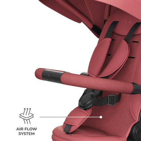 Tricycle Kinderkraft ASTON 2 PLUS Évolutif 6-en-1 avec Siège 360° CLICK & TWIST, Position Semi-Allongée et Poignée Réglable Bleu+Gris+Rose+Vert 15 - vertbaudet enfant 