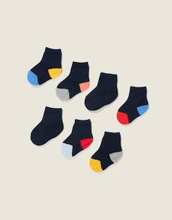 -Pack 5 paires de chaussettes avec détails colorés