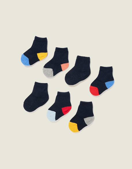 Bébé-Pack 5 paires de chaussettes avec détails colorés