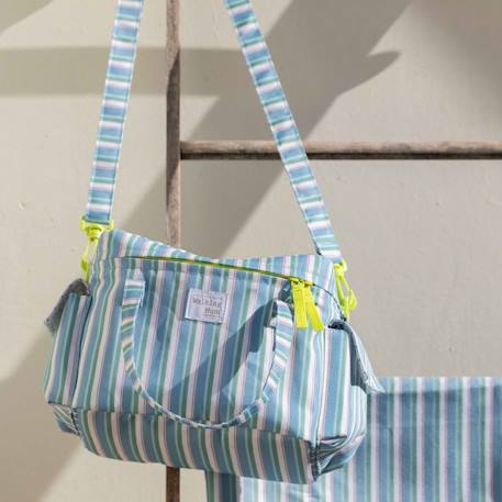 Sac isotherme repas et boissons summer Bleu+Vert 8 - vertbaudet enfant 