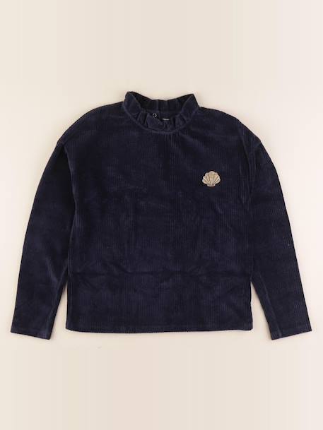 Sweat - 12 ans Bleu 1 - vertbaudet enfant 