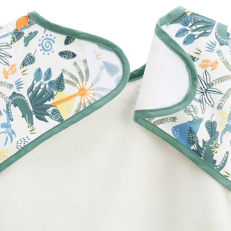 Bavoir tablier manches longues bango Ecru 4 - vertbaudet enfant 