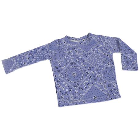 T-shirt anti uv bébé spf 50+ summer Blanc+Bleu+Vert 8 - vertbaudet enfant 