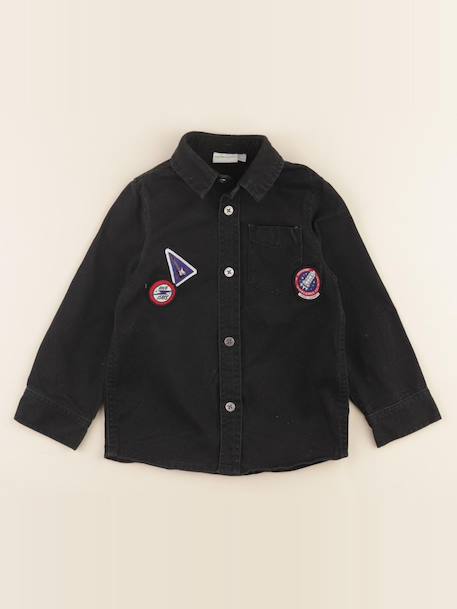 Chemise - 4 ans Noir 1 - vertbaudet enfant 