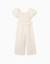 Combinaison en coton à jambe large et broderie anglaise Beige clair+Vert clair 2 - vertbaudet enfant 
