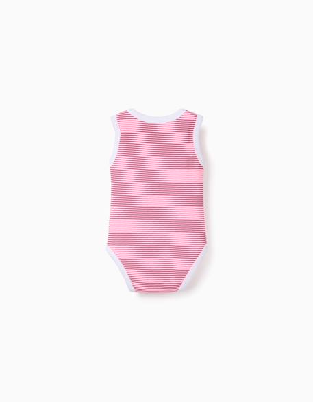 4 bodies sans manches à imprimés Multicolore 2 - vertbaudet enfant 