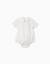 Body-chemise en coton à rayures ethniques b&s Blanc 1 - vertbaudet enfant 