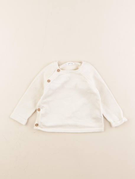 Gilet - 9 mois Blanc 1 - vertbaudet enfant 