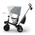 Tricycle évolutif 6-en-1 AVEO 2 PLUS avec siège pivotant 360° et position semi-allongée Beige+Gris+Rose+Vert 10 - vertbaudet enfant 